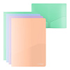 Папка - уголок А4 ErichKrause Matt Pastel Bloom, с 2 карманами, пластиковая, непрозрачный, ассорти (в пакете по 12 шт.)