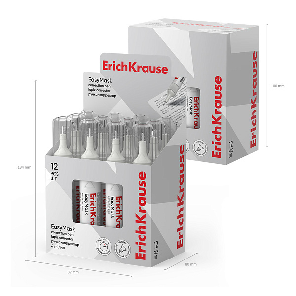 Корректирующая ручка 4 мл ErichKrause EasyMask, 