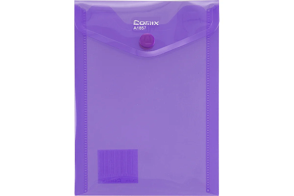 Папка-конверт на кн. А7 COMIX фиолетовая