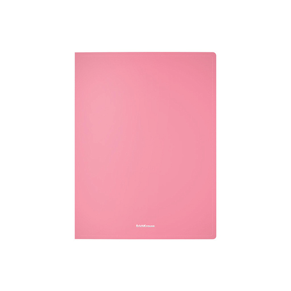 Папка 2 кольца 24 мм А4 ErichKrause Diagonal Pastel, пластиковая, ассорти 