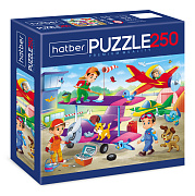 Пазлы 250 эл. А3  280х400мм "На аэродроме" ,"Premium 
