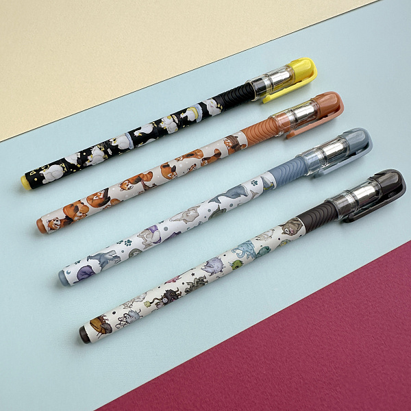 Ручка шариковая 0,5 мм MagicWrite. Гуси. СИНЯЯ