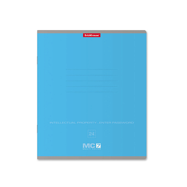 Тетрадь 24 листа в клетку "MC-7" ассорти, _MIX-PACK ErichKrause®