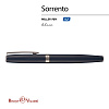 Ручка-роллер "SORRENTO" в метал.футляре 0,7 ММ, СИНЯЯ (корпус синий, футляр черный)