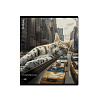 Тетрадь 48 листов в клетку "Big City Cats", глянцевая ламинация ErichKrause  _MIX-PACK