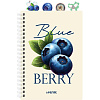 Тетрадь 80 листов в клетку на гребне с разделителями "deVENTE. Fruits. Blueberry" А5 (145x208 мм) пластиковая обложка, белая бумага 70 г/м², цветная печать, 4 пластиковых разделителя с фигурной вырубкой и дизайном, термоусадочная пленка