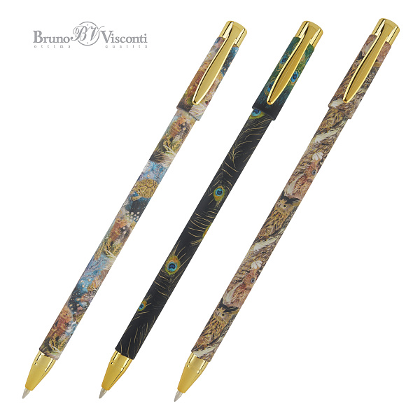 Ручка шариковая 0,38 мм "FAUNA" СИНЯЯ