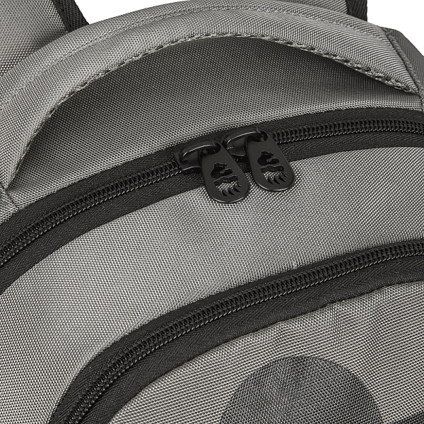 Рюкзак школьный с обвесом (/4 серый)