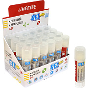 Клей-карандаш 15 г, PVP основа "Gel" гелевый кристально-прозрачный