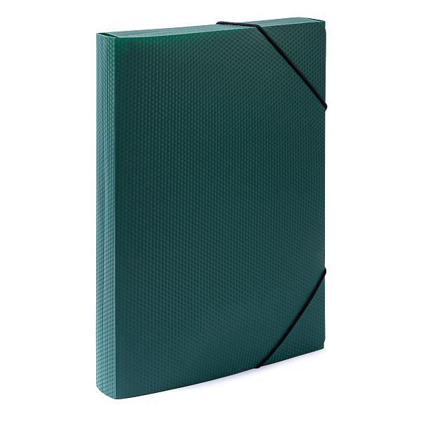 Папка на резинке А4 "Expert Complete" PRISMA 600 мкм  35 мм изумрудный