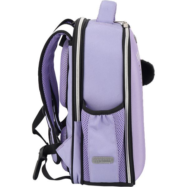Рюкзак "deVENTE. Junior. Amai Menoko" школьный жесткий 35x27x13 см (14 л) вес 800 г, плотный износостойкий полиэстер с водоотталкивающей пропиткой, 2 отделения (одно отделение на молнии с разделителями для учебников и органайзером, другое отделение н