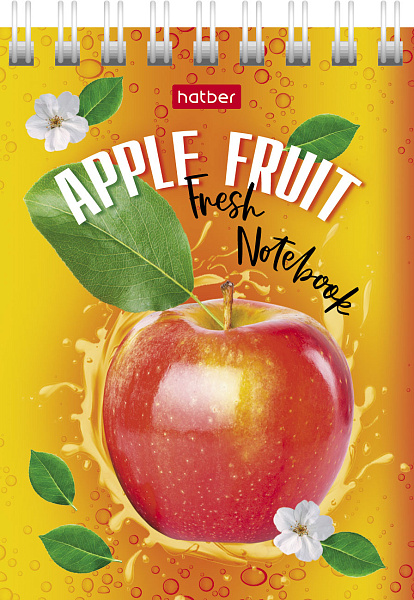 Блокнот А7 40 л. на гребне "Сладкое настроение" клетка, обл. мел.картон 