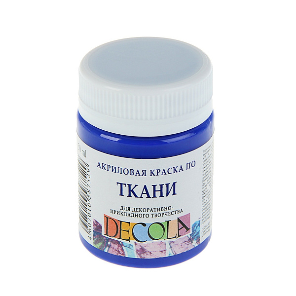 Акрил ткань 50 мл Декола Ультрамарин 