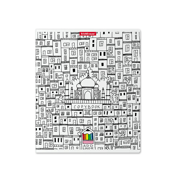 Тетрадь 48 л. кл. "Add Color. Voyage" ErichKrause 