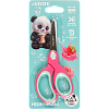 Ножницы 130 мм детские "deVENTE. Yummy Panda" с закругленными кончиками лезвий, прорезиненными ручками, в картонном блистере