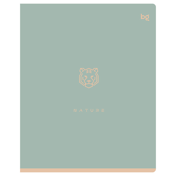 Тетрадь А5 48 листов в клетку, BG "Nature", обложка мелованный картон, soft-touch ламинация, 60 г/м2