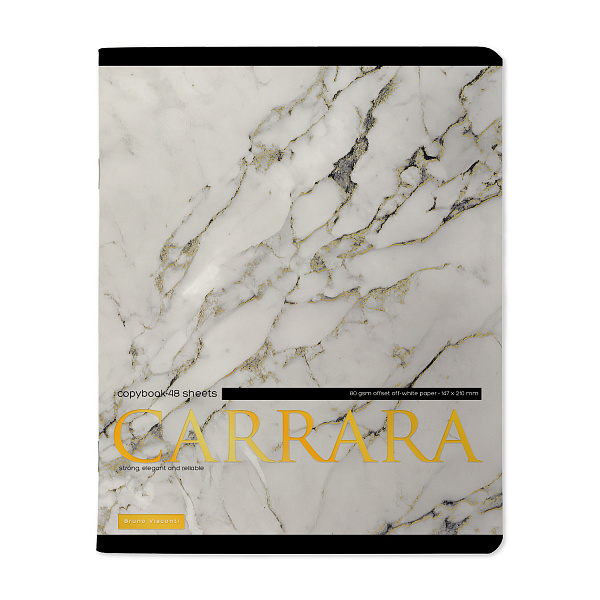 Тетрадь 48 л. кл. "CARRARA"
