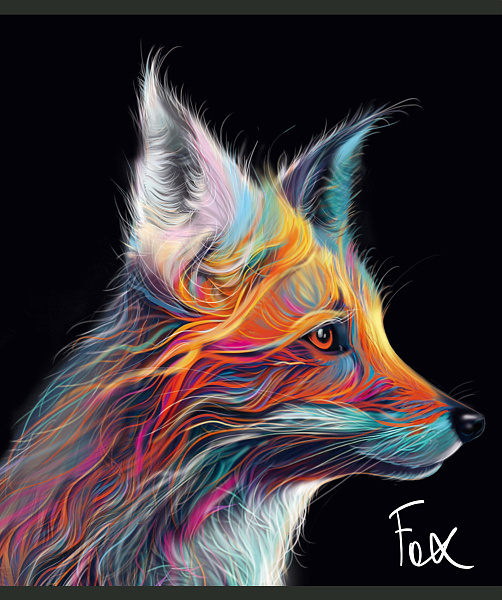 Тетрадь 48 л. кл. "Фокс" Премиум Фольга+4+0+СофтТач (микс)