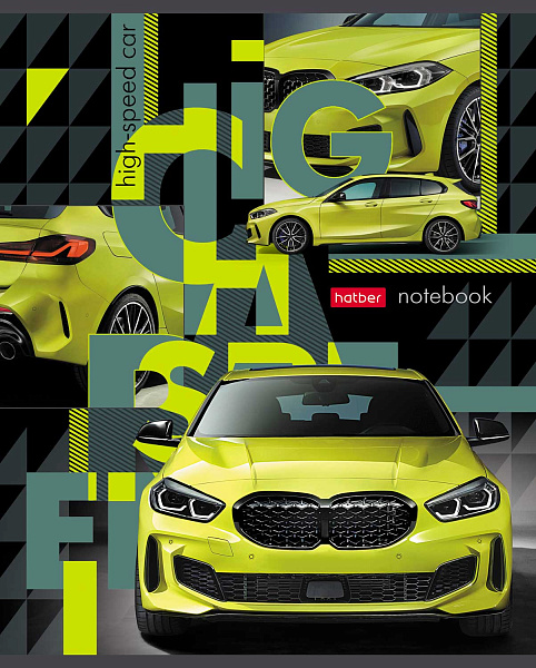 Тетрадь 40 л. кл. "В мире авто" 65г/кв.м 