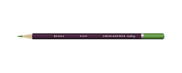 Карандаш цветной художественный "VISTA-ARTISTA" "Gallery"  заточенный 636 Зеленая тень (Green shadow)
