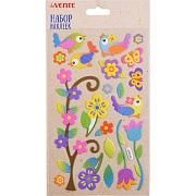 Наклейки объемные мягкие "deVENTE. Welcome Spring!" 12 x 20 см, в пластиковом пакете с блистерным подвесом