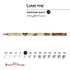 Карандаш ч/г "LOVE ME. КОТИКИ ПРИНОСЯТ СЧАСТЬЕ."  НВ  