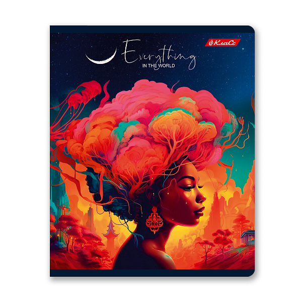 Тетрадь 48 л. кл. "Мотогонщик" глянцевая ламинация, A5 на скобе 65 г/кв.м, белизна 100%. 000734 "Светоч" 48ТЕТк-004 