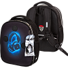 Рюкзак школьный "deVENTE. Choice Lite. Headphones" жесткий 38x29x17 см (17 л) вес 800 г, 1 отд. на молнии с разделителями для учебников, 1 отделение с органайзером, 2 боковых кармана сеткой на резинке, эргономичная формоустойчивая вентилируемая спинк