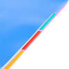 Тетрадь А4 96 л. кл. пластик. обложка на гребне DIAMOND NEON Желтая 4 цв. разделителя с линейкой в индив.упак.