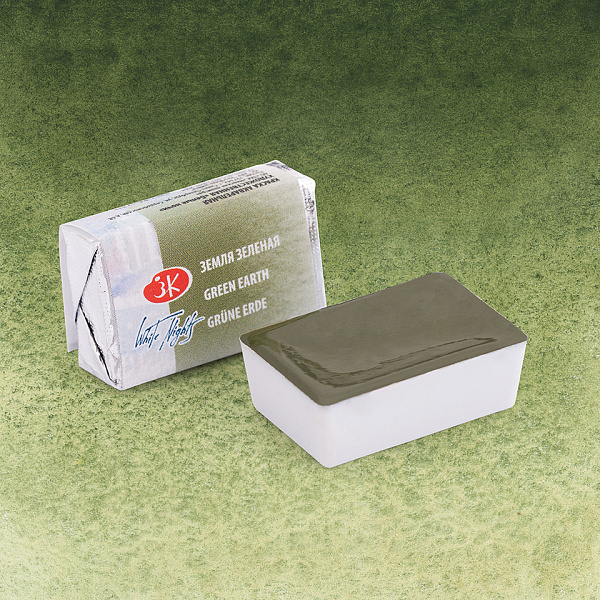 Акварель кювета 2,5 мл Земля зеленая 