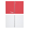 Тетрадь 80 листов в клетку пластиковая обложка на спирали "Reef", коралловый, ErichKrause А5 