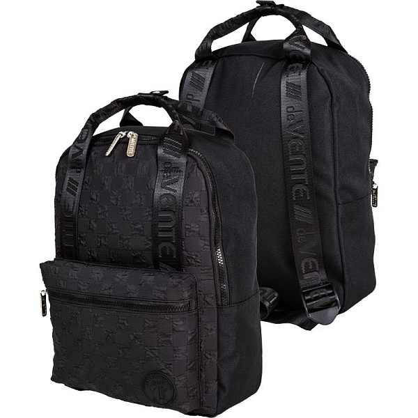 Рюкзак "deVENTE. Bear Collection" подростковый 36x27x12 см (11 л) вес 300 г, высококачественный нейлон, двойные ручки, жаккардовая репсовая лента, уплотненная спинка и уплотненные лямки, 1 отделение на молнии, 1 передний карман на молнии, внутри упло