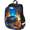 Рюкзак "Attomex. Optima. No Limits" школьный жесткий 37x28x18 см (17 л) вес 700 г, плотный износостойкий полиэстер с водоотталкивающей пропиткой, 1 отделение на молнии с разделителями для учебников c фиксатором на липучке, 2 боковых кармана сеткой на