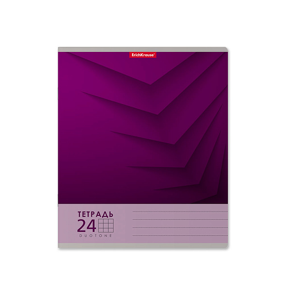 Тетрадь 24 листа в клетку "Duotone Next" ассорти _MIX-PACK ErichKrause®