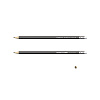 Чернографитный шестигранный  карандаш с ластиком  ErichKrause® Jet Black 101 HB (в коробке по 12 шт.)