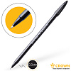 Ручка капиллярная 0,3 мм Crown "MultiPla", круглая форма, чёрные чернила