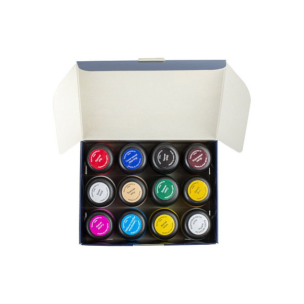 Набор акрил кожа 11+1 шт х20 мл Декола картон