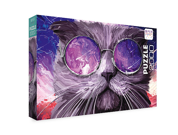 Пазл 2000 эл. "Космо-кот" "ФРЕЯ"