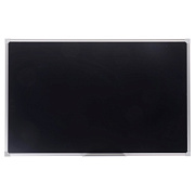 Магнитная меловая доска 60x90 см, черная, в алюминиевой раме