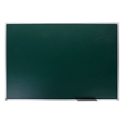 Магнитная меловая доска 60x90 см, зеленая, в алюминиевой раме