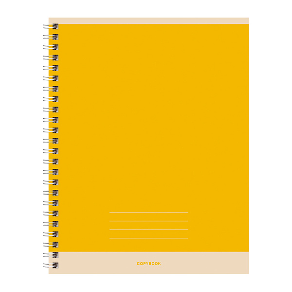Тетрадь А5 48 листов в клетку на гребне, BG "Monocolor. Simple", обложка мелованный картон, вд-лак, 60 г/м2
