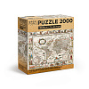 Пазл Премиальная коллекция 2000 эл. "Географическая карта мира" (1635-1649) "ФРЕЯ"