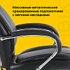 Кресло офисное BRABIX PREMIUM "Advance EX-575", хром, экокожа, черное
