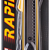 Нож канцелярский 18 мм Hatber RAPID AUTO-LOCK прорезиненный корпус металл.направл. в блистере с евр.