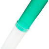 Пенал-тубус прозрачный+цветной с блестками пластик, 3 цвета МИКС