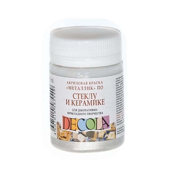 Акрил стекло керамика 50 мл Декола Серебро 