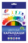 Карандаши 18 цв. Луч шестигранные "Классика" (деревянные)
