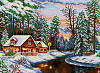 Алмазная мозаика 55*40 "ФРЕЯ" "Сочельник"