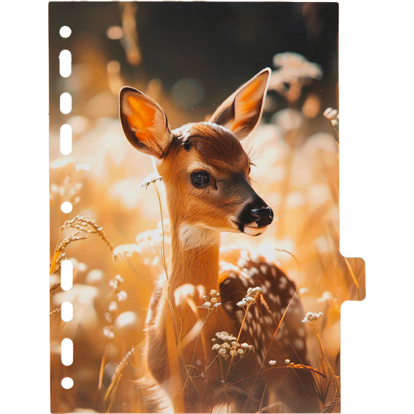 Разделитель листов "deVENTE. Nature" A5 (160x210 мм) ламинированный мелованный картон 210 г/м2, с рисунком, 8 шт, индивидуальная упаковка