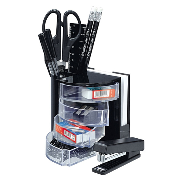 Набор настольный 10 предметов ErichKrause Venezia, Classic, черный